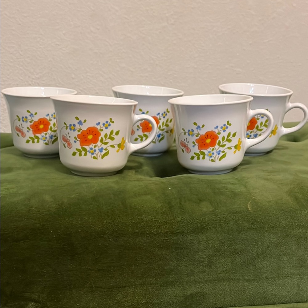 Vintage Floral Corelle Corning Wear Mugs - Picture 6 of 16